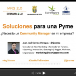 Soluciones PYME ¿Necesita mi empresa un Community Manager? | Juan José Correa