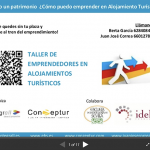 Taller de Emprendedores Turísticos en Alojamiento | Juan José Correa
